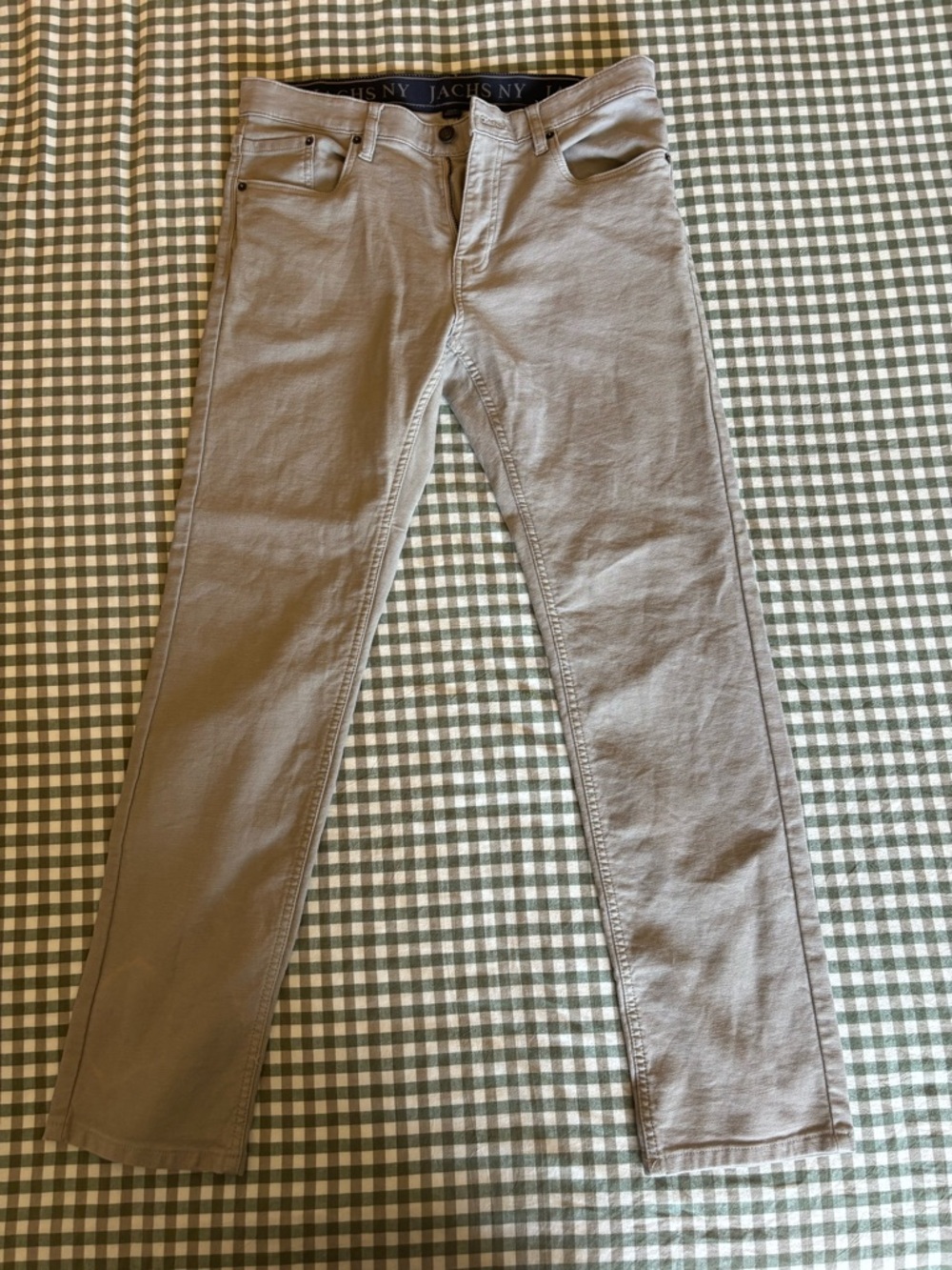 J. Crew Men's Slim Straight Pants in Light Taupe
